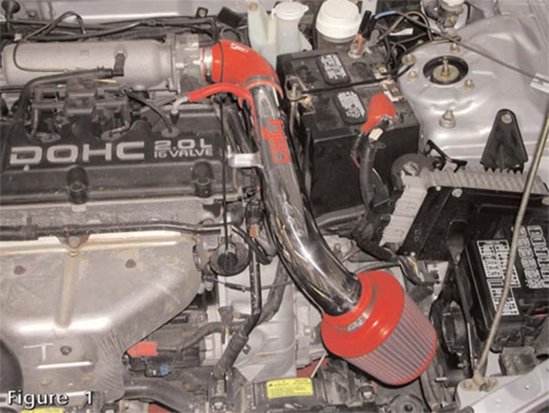 Injen 95-99 Mitsubishi Eclipse L4 2.0L Black IS Short Ram Cold Air Intake - Image 4