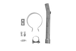 Alternative view of MBRP 87-89 Honda TRX 350D FourTrax Foreman 4x4 Direct Replacement Slip-On Exhaust w/Utility Muffler