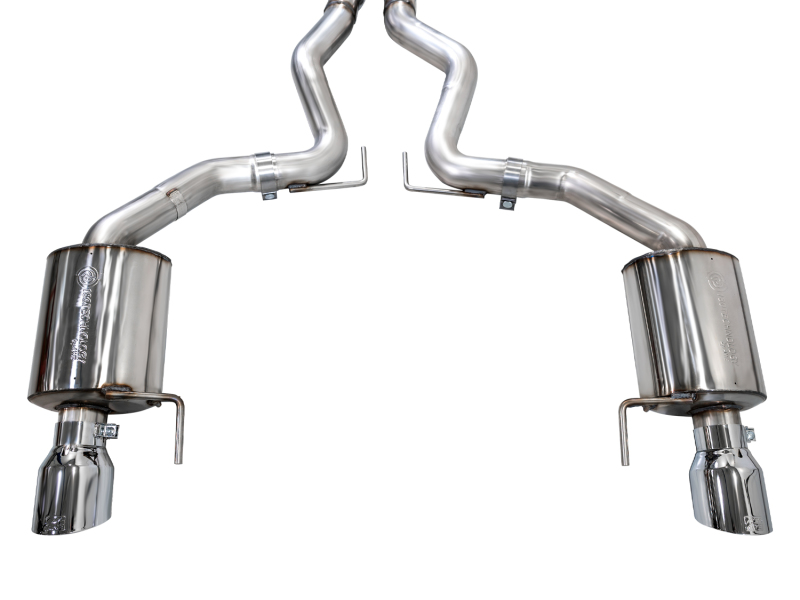 AWE 2024 Ford Mustang GT Fastback S650 RWD Touring Catback Exhaust w/ Dual Chrome Silver Tips - Image 7