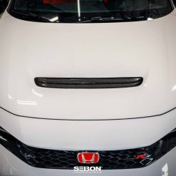 Seibon 2023 Honda Civic Type R Carbon Fiber Hood Scoop - Image 6