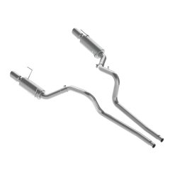 Alternative view of MBRP 05-09 Ford Shelby GT500 / GT Dual Split Rear Street Version 4in Tips T409 Exhaust System