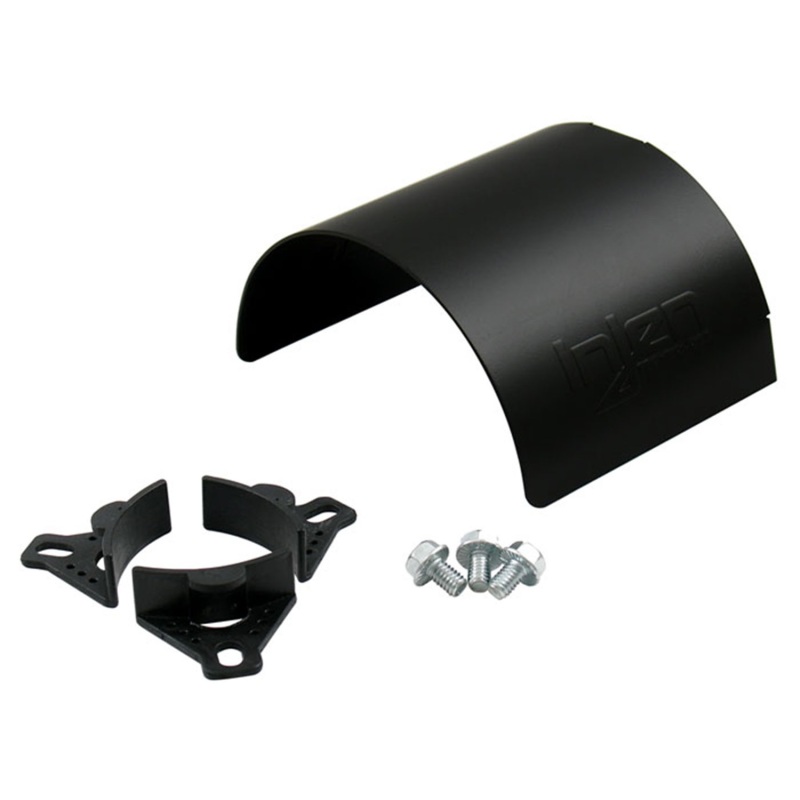 Injen Aluminum Air Filter Heat Shield Universal Fits 2.50 2.75 3.00 Black - Image 3