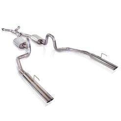 Alternative view of Stainless Works 2003-11 Crown Victoria/Grand Marquis 4.6L 2-1/2in Exhaust Chambered Mufflers