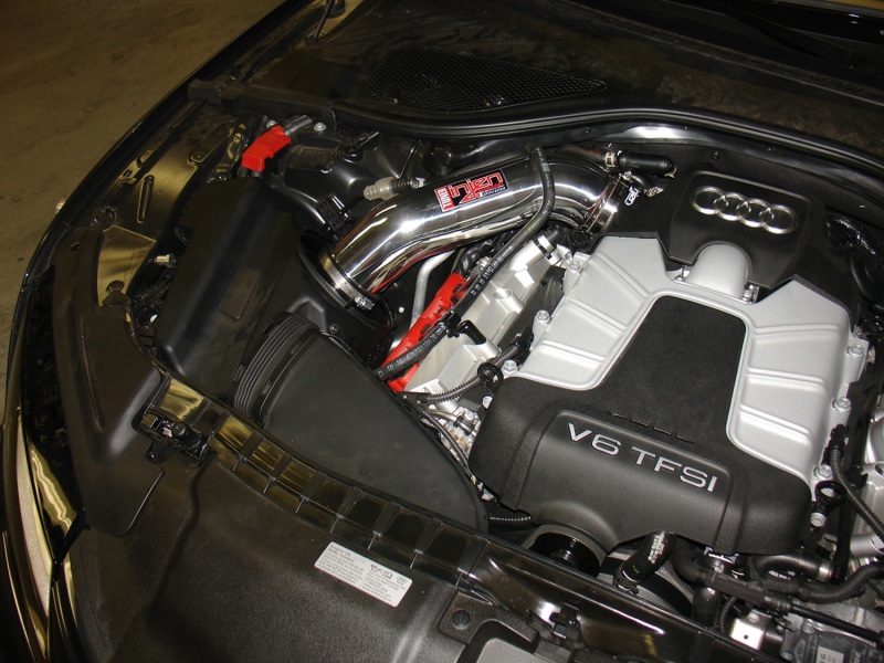 Injen 12-18 Audi A7 3.0L Supercharged Polished Short Ram Intake w/ MRI Tech & Air Horn - Image 7