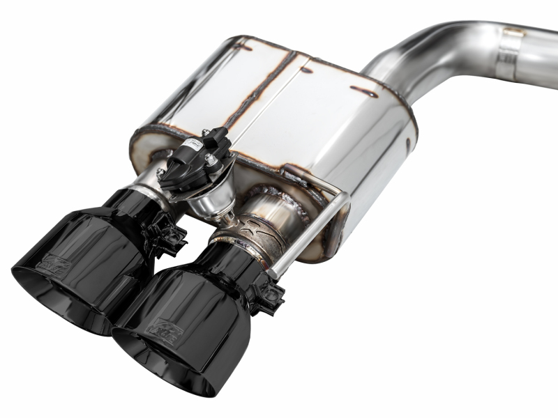 AWE 2024 Ford Mustang GT Fastback S650 RWD SwitchPath Catback Exhaust w/ Quad Diamond Black Tips - Image 13