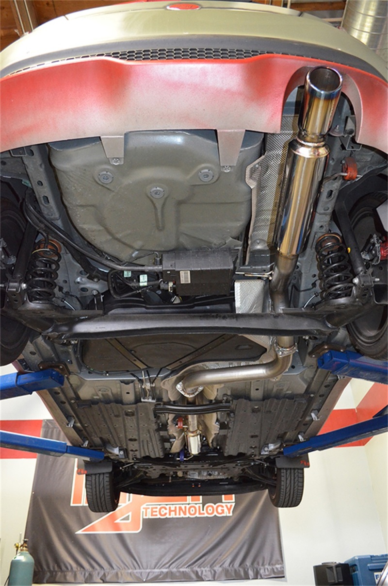 Injen 14-19 Ford Fiesta ST 1.6L Turbo 4Cyl 3in Cat-Back Stainless Steel Exhaust w/ Burnt SS Tip - Image 5