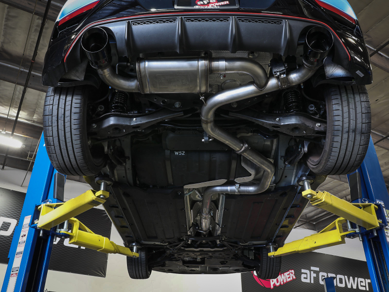 aFe Hyundai Veloster N 21-22 L4-2.0L (t) Takeda Cat-Back Exhaust System- Polished Tips - Image 6