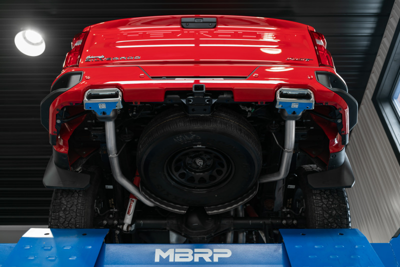 MBRP 19-Up Chevy Silverado 1500 6.2L 2.5in Catback Dual Rear Exit Aluminized - Image 6