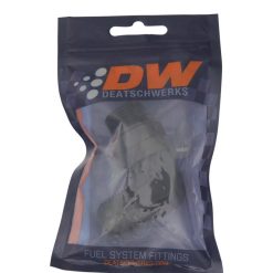 Alternative view of DeatschWerks 10AN ORB Male Swivel to 10AN Male Flare 90-Degree Fitting - Anodized Matte Black
