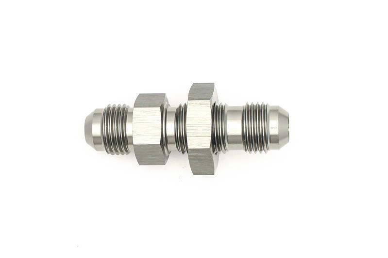 DeatschWerks 6AN Male Flare To 6AN Male Flare Bulkhead Adapter (Incl. Nut) - Image 3