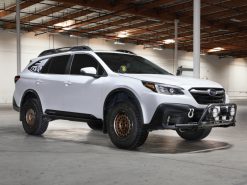 Alternative view of aFe 20-22 Subaru Outback Terra Guard Bumper