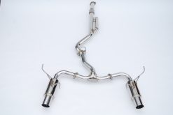 Invidia 2022+ Subaru WRX N1 Twin Outlet Single Layer SS Tip Cat-Back Exhaust - Image 5