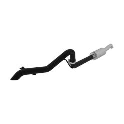 Alternative view of MBRP 12 Jeep Wrangler/Rubicon 3.6L V6 Cat Back Single Rear Exit Off-Road Black Exhaust