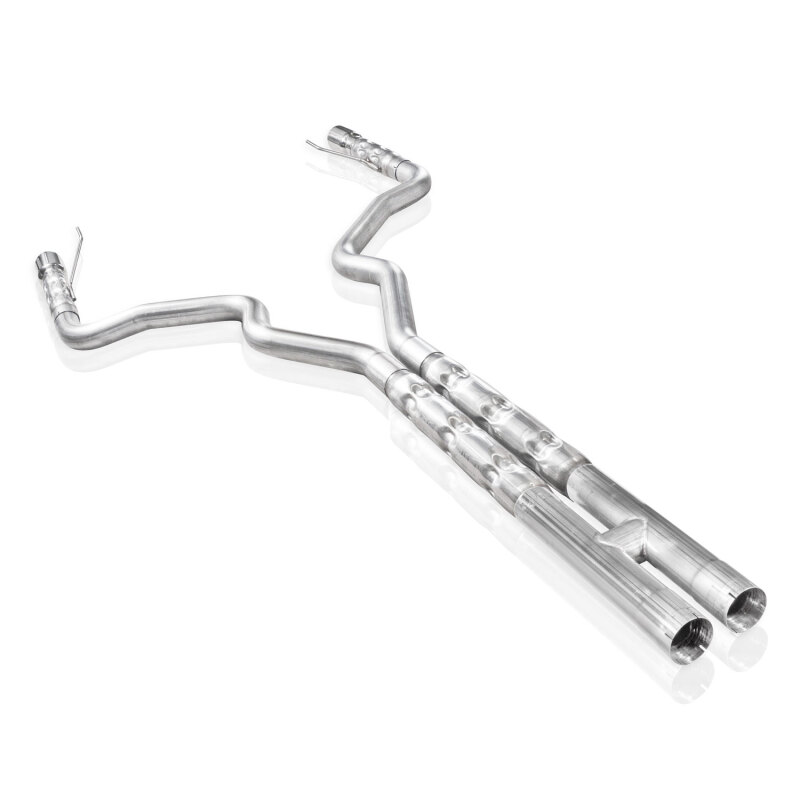 Stainless Works 2015-16 Mustang GT 3in Catback H-Pipe Retro Chambered Mufflers 2-1/2in Cores - Image 2