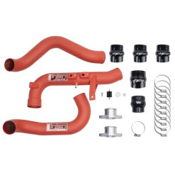 Alternative view of Injen 22-23 Honda/Acura Civic/Si/Integra 1.5L Turbo Aluminum Intercooler Pipe Kit - Wrinkle Red