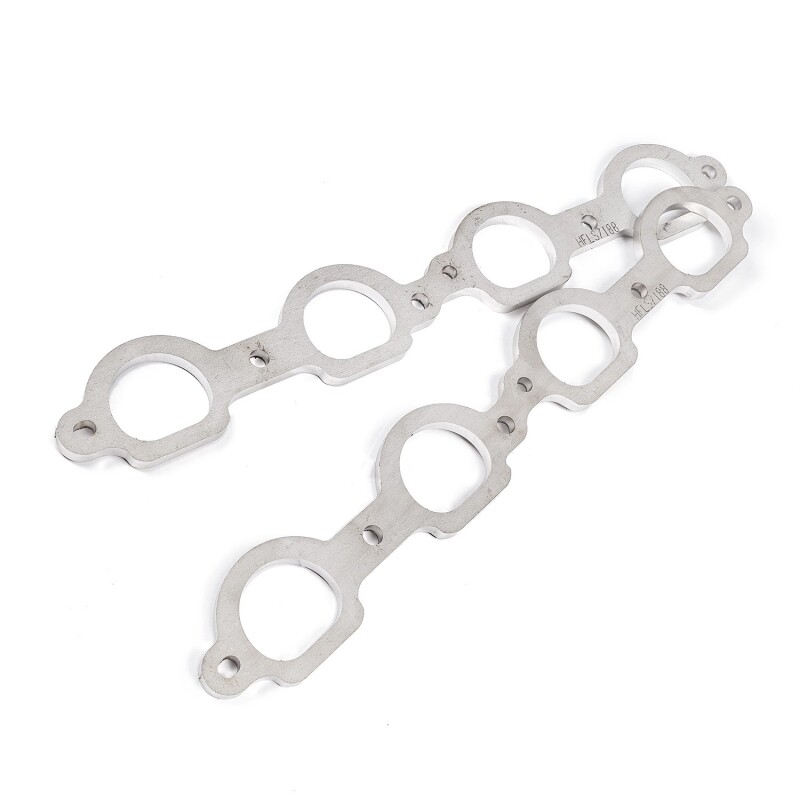Stainless Works Chevrolet LS7 D-Port Shaped Header 304SS Exhaust Flanges 1-7/8in Primaries - Image 2
