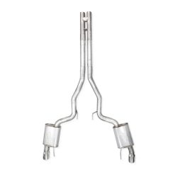 Stainless Works 2024 Mustang GT Catback Dual Tips Redline Sound H-Pipe Performance Connect Exhaust - Image 3
