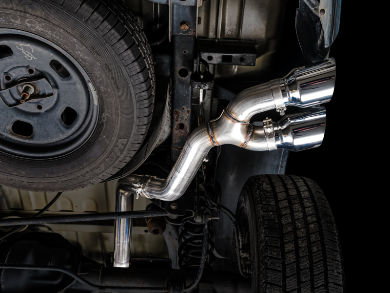 AWE Tuning 09-18 RAM 1500 5.7L (w/o Cutouts) 0FG Single Side Exit Cat-Back Exhaust - Chrome Tips - Image 14