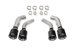 Corsa 2016-2024 Chevrolet Camaro SS / ZL1 Carbon Fiber 4.5in Twin Tip Kit