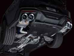 AWE 2024 Ford Mustang Dark Horse S650 RWD SwitchPath Catback Exhaust w/ Quad Chrome Silver Tips - Image 16