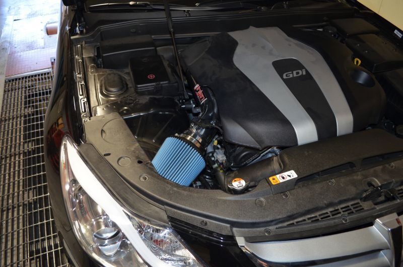 Injen 2014 Hyundai Genesis Sedan 3.8L V6 Black Short Ram Intake with MR Technology - Image 3