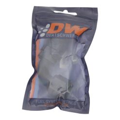 Alternative view of DeatschWerks 10AN Female Swivel 90-Degree Hose End PTFE (Incl Olive Insert) - Anodized Matte Black