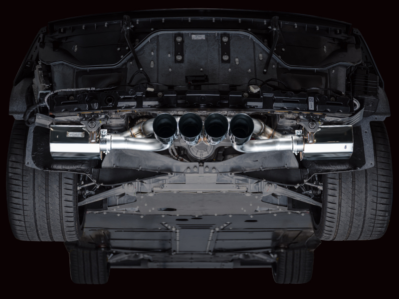 AWE 2023 C8 Corvette Z06 SwitchPath Cat-Back Exhaust - Diamond Black Tips - Image 21