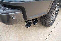 Corsa 2024-2025 Ford Ranger 3in Cat-Back Exhaust 4in Black PVD Pro-Series Slash Cut Twin Tip - Image 3
