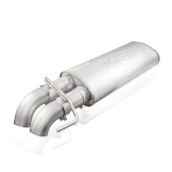 Alternative view of Stainless Works 2011-14 Ford F-150 Raptor Exhaust X-Pipe Resonator Dump In Front Of Rear Axle