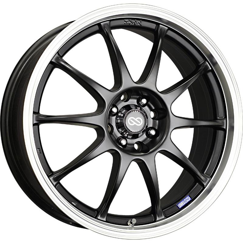 Enkei J10 17x7 4x100/114.3 42mm Offset 72.62mm Bore Dia Silver w/ Machined Lip Wheel - Image 3