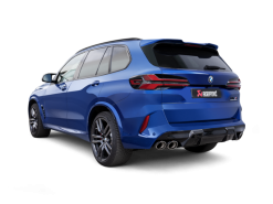 Akrapovic 2024+ BMW X5M / X6M (Face Lift) Slip-On Line (Titanium) w/Carbon Fiber Tips - Image 2