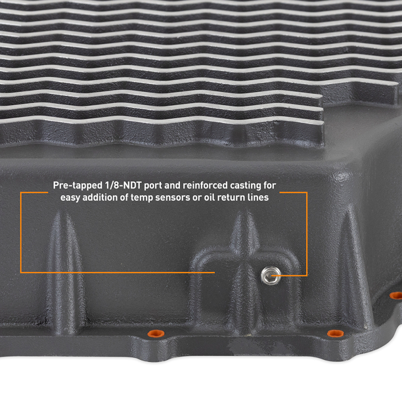 Mishimoto 2011+ Powerstroke 6R140 Transmission Pan - Cast - GR - Image 8