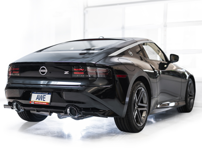 AWE 2023 Nissan Z RZ34 RWD Touring Edition Catback Exhaust System w/ Chrome Silver Tips - Image 6