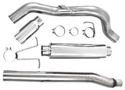 MBRP 11-13 Ford F-250/350/450 6.2L V8 Gas 4in Cat Back Single Side Alum Exhaust System - Image 4