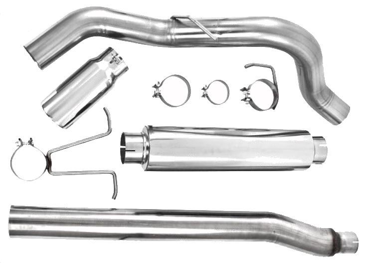 MBRP 11-13 Ford F-250/350/450 6.2L V8 Gas 4in Cat Back Single Side Alum Exhaust System - Image 4