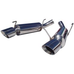 MBRP 05-10 Ford Mustang GT 5.0/Shelby GT500 Dual Mufflers Axle Back Split Rear T304 - Image 3