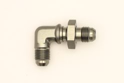 DeatschWerks 6AN Male Flare To 6AN Male Flare Bulkhead Adapter 90-Degree (Incl. Nut) - Image 4