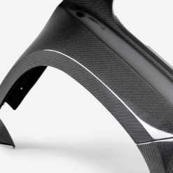 Seibon 2022 Nissan Frontier MB-Style Carbon Front Fibers Pair (2in rise 4in Wider) - Image 4