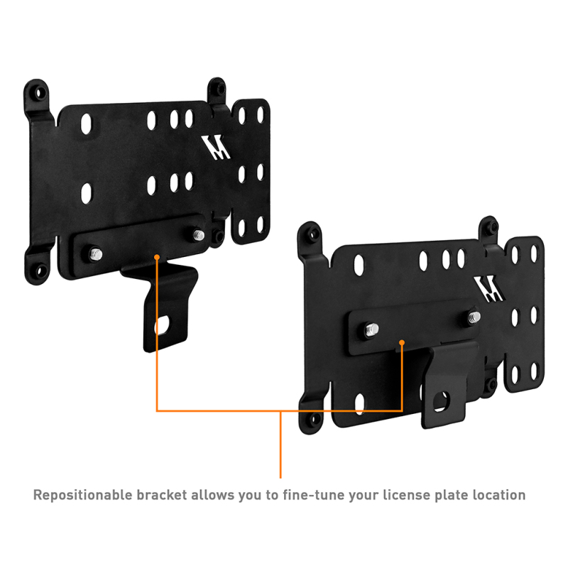 Mishimoto 2022+ Ford Bronco Capable Bumper License Plate Relocation - Image 4