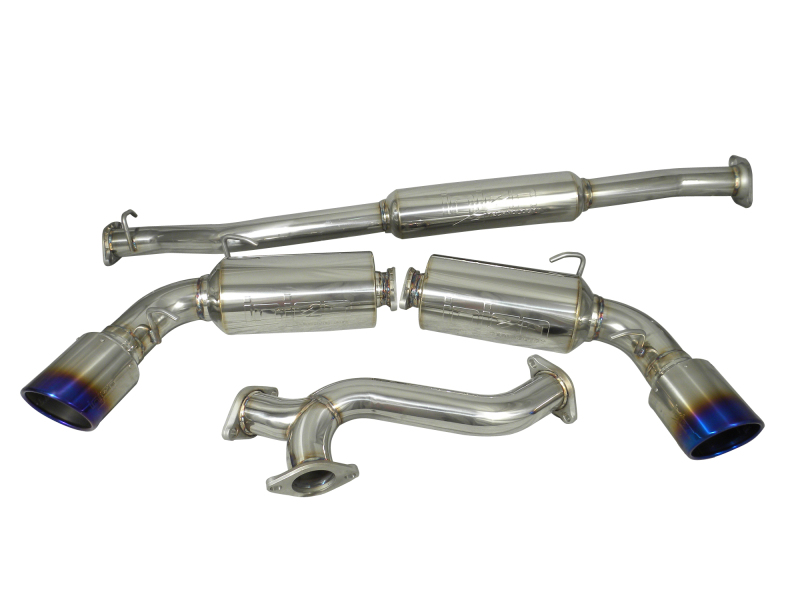 Injen 13-20 Subaru BRZ/Toyota 86 2.0L 4cyl SS CB Exhaust w/ Dual Injen Embossed Muffler - Image 4