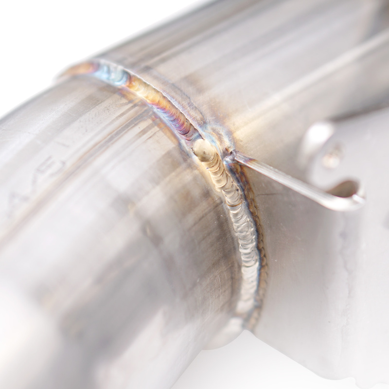 Stainless Works 15-19 Dodge Challenger 6.2L/6.4L Hemi 3in Legend Catback X-Pipe w/4in Quad Tips - Image 7