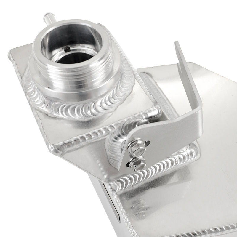 Mishimoto 13-2018 Ram 6.7L Cummins Aluminum Degas Tank - Natural - Image 3