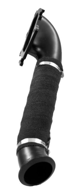 MBRP 01-04 Chev/GMC 6.6L Duramax 3in Turbo Down Pipe Black - Image 4