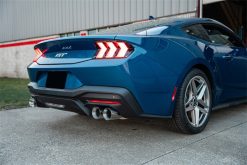 Alternative view of Corsa 2024 Ford Mustang V8 5.0L 3in Cat-Back Exhaust System w/ Twin 4in Polished Straight Tips