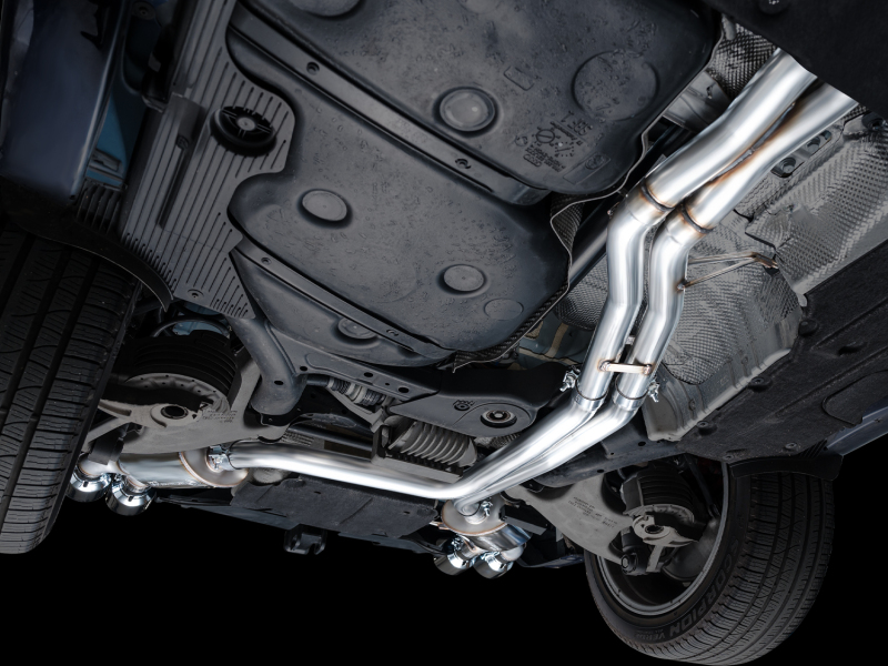 AWE Tuning 2022+ Porsche Macan 2.9TT Touring Edition Catback Exhaust w/ Chrome Silver Tips - Image 12