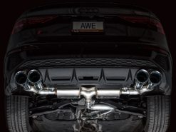 AWE 22-24 Audi 8Y S3 Touring Edition Exhaust - Chrome Silver Tips - Image 8