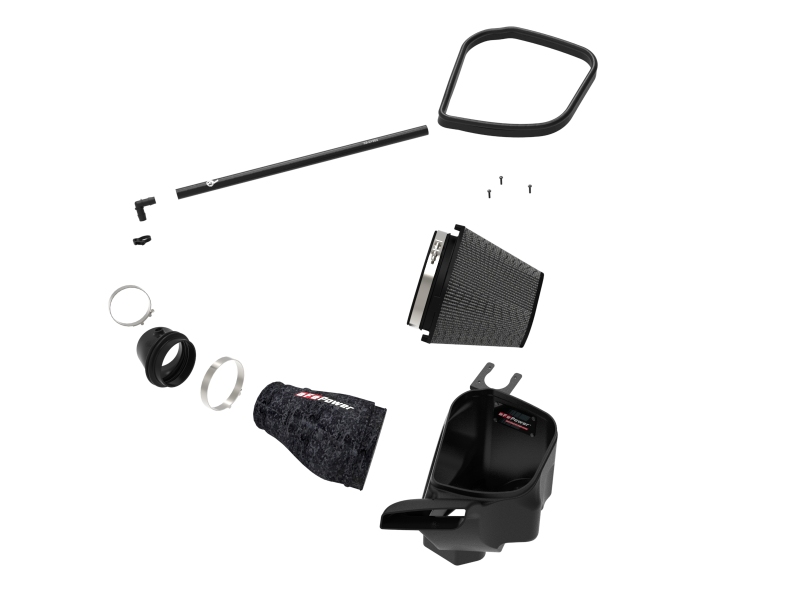 aFe 2021 Dodge Durango SRT Hellcat Track Series Carbon Fiber Cold Air Intake System w/ Pro 5R Filter - Image 2