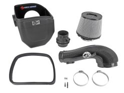 Alternative view of aFe 19-23 Nissan Patrol 4.8L L6 Track Series Carbon Fiber Intake System w/Pro DRY S Filter