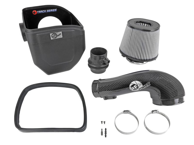 aFe 19-23 Nissan Patrol 4.8L L6 Track Series Carbon Fiber Intake System w/Pro DRY S Filter - Image 2