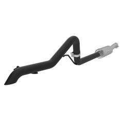 MBRP 2007-2009 Jeep Wrangler (JK) 3.8L V6 4 dr Off-Road Tail Pipe Muffler before Axle - Image 2